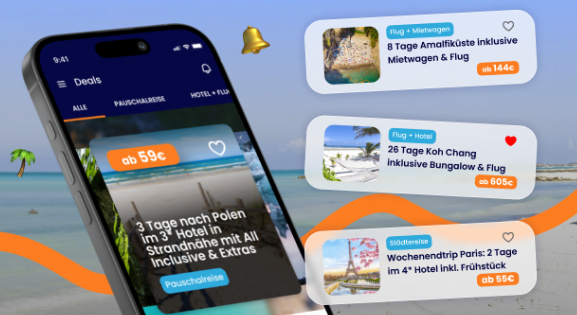 Urlaubstracker: Reisen & Deals