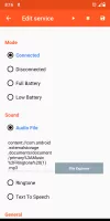 Battery Sound Notification