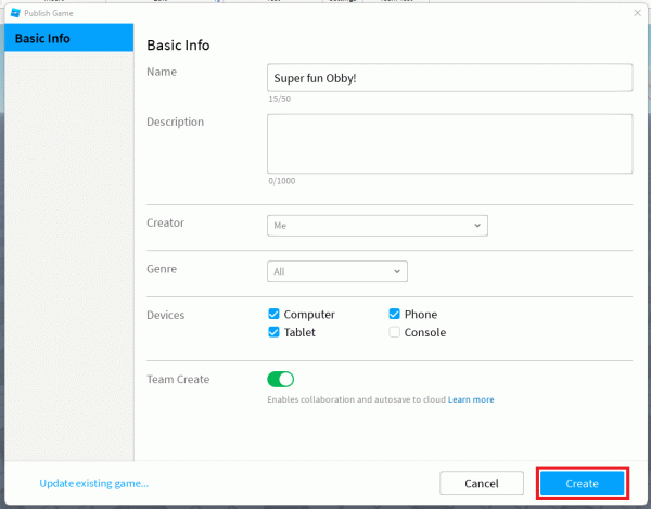 How to make a roblox game？