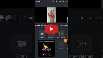 How to remove background noise from videos in Android or iPhone