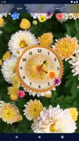 Flower Blossoms Spring Clock