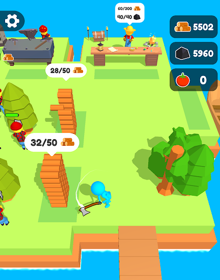 Lumber Farm Wood Carving Idle