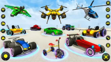 Drone Robot Car Game 3D